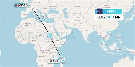 flights paris to antananarivo.